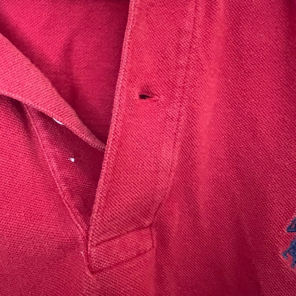 US Polo ASSN Red Logo Polo Shirt XL - Picture 6 of 6